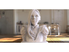 glicina bleumer sculture sakura wars 3d print model - Mito3D