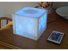 light box lithophanes easy print progettato usb di striscia rgb led scansioni & repliche 3d print model - Mito3D