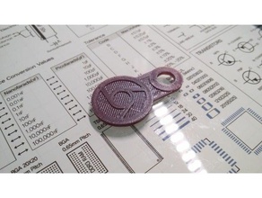 krome kart pièce de monnaie porte-clés L'impression 3d panier un trousseau clés 3d print model - Mito3D