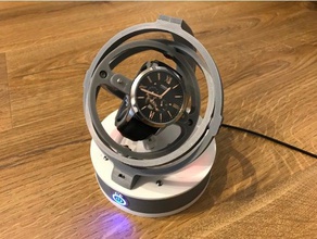 gyro enrouleur de remontoir montres d'égalité montre automatique accessoires gyroscope gyroscopique gyrowinder nedallive regarder watchwinder stand 3d print model - Mito3D
