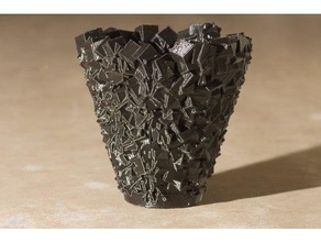 cubo vaso sculture 3d print model - Mito3D