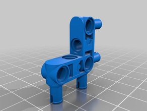 connettore di pin piegati 55615 La stampa 3d lego technic parti 3d print model - Mito3D