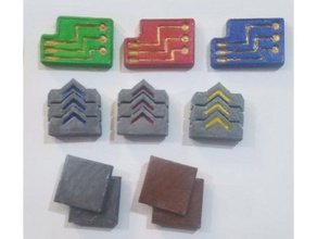 factorio fridge magnets organization assembler circuit magnet neat 3d print model - Mito3D