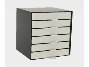 drawer organization autodesk fusion 360 cabinet fusion360 3d print model - Mito3D