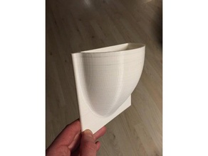Wand-Pflanzer Dekor Pflanzer vase Wand-vase 3d print model - Mito3D