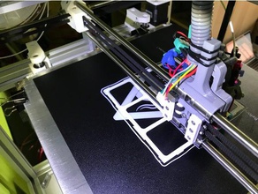 ipercubo evoluzione carro x cavo di sollievo Stampante 3d parti 3d print model - Mito3D