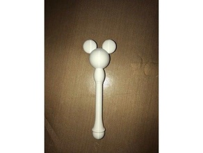 mickey mouse wand Requisiten 3d print model - Mito3D