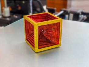 spiralcube sculptures cube spiral toy 3d print model - Mito3D