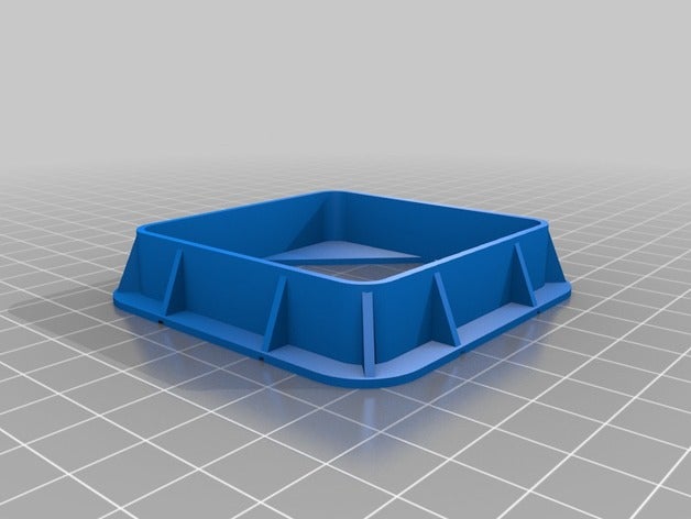 square cookie cutter - 55mm kitchen & dining 3D print model - Mito3D