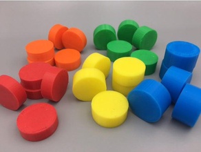 three-sided cylinder coin math dice die experiment flip geometry mathematics probability standupmaths 3d print model - Mito3D