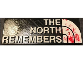 game thrones - north remembers signs & logos 3d print model - Mito3D