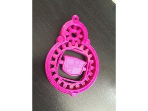 cadillac engranajes llavero juguetes mecánicos los 3d print model - Mito3D