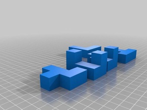 3x3 puzzle cube Spielzeug & Spiele 3d print model - Mito3D