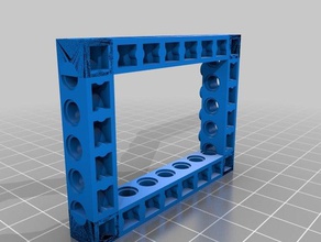 brique lego 6x8 ouvrir 40345 L'impression 3d technic 3d print model - Mito3D
