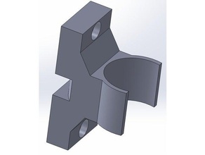 gaz pipe bracket parts 3d print model - Mito3D