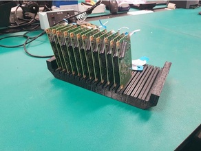 multiple pcb tray rack holder electronics 3d print model - Mito3D