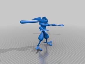 greninja-pokemon http roestudioscouk Modelle 3d print model - Mito3D