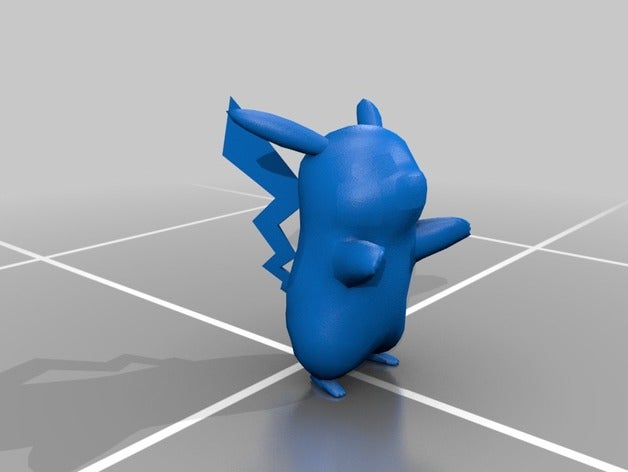 pikachu-pokemon http roestudioscoen el reino unido modelos 3D print model - Mito3D