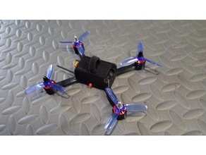 3 pulgadas cerrado drone marco r c vehículos de carreras quadcopter 3d print model - Mito3D