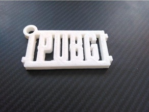 pubg Schlüsselbund Schlüsselanhänger fps keychain video-Spiel 3d print model - Mito3D