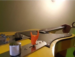 gitar topuzu anahtarı müzik el rock roll telecaster 3d print model - Mito3D