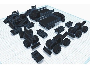 n escala de registo veículos diy 3d print model - Mito3D