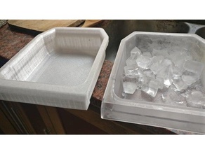 bandeja de cubos hielo sui 43602-0123 ps las piezas repuesto 3d print model - Mito3D