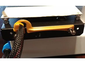 monoprice mini cable brace remix 3d printer parts select mp mpsm 3d print model - Mito3D