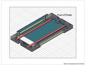 monoprice select mini bed expansion v2 150mmx230mm 3d printer parts leveling mods mpsm v1 print 3d print model - Mito3D