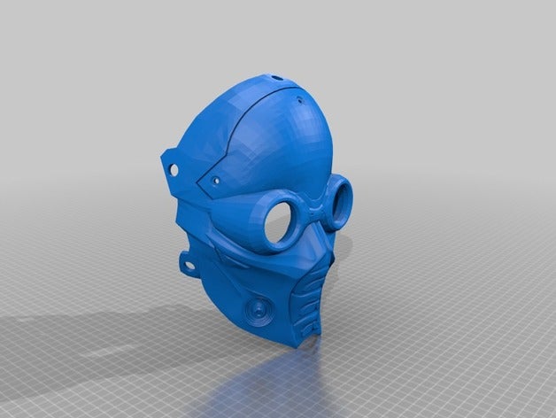 morte pistola zero maschera La stampa 3d 3D print model - Mito3D