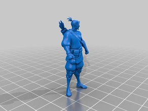overwatch - hanzo games 3d print model - Mito3D