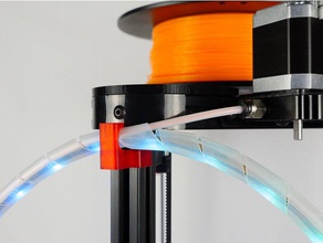 anycubic kossel led strip clip 3d printer accessories 2020 cable delta neopixel 3d print model - Mito3D