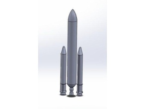 5 ariane tarama ve kopyaları ariane5 booster espace fusee roket uydu alanı 3d print model - Mito3D