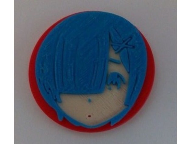 rem badge insigne 3D print model - Mito3D