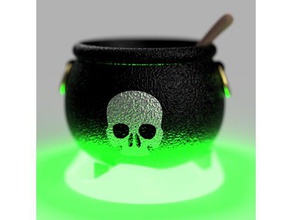 cauldron sculptures dungeons dragons kettle pot sculpture 3d print model - Mito3D