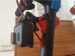 xiaomi mijia m365 front gopro mount v7 sport & outdoors m187 scooter 3d print model - Mito3D