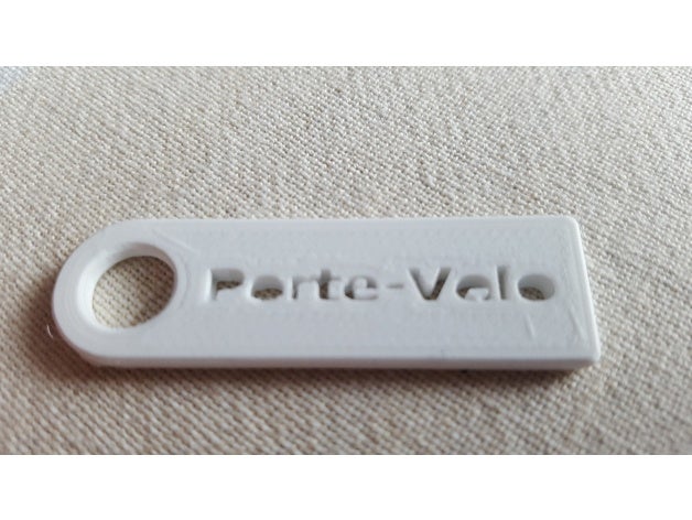 porte-clef porte-velo - Organisation notenschlüssel clefs porte-clefs 3D print model - Mito3D