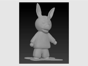 trotro figura 3d -bolo deco animais ane bolo topper burro 3d print model - Mito3D