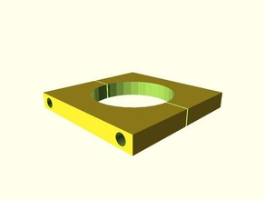 laser do co2 tubo de montagem suportes partes corte a suporte 3d print model - Mito3D