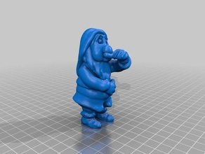 Zwerge - sleepy & sneezy Skulpturen Spielzeug 3d print model - Mito3D