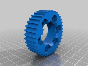 pulley wheel 16t 36 teeth 3d printer parts 3d print model - Mito3D