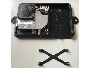 nodemcu v3 bracket tools case feinstaubsensor pm25 sensor 3d print model - Mito3D
