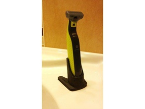 philips oneblade sahibi banyo bıçak dr k tutucu holeni bir tıraş dur stoj nek 3d print model - Mito3D