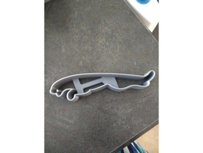 logo jaguar cookie cutter cucina & sala da pranzo Logo 3d cookiecutter i il 3d print model - Mito3D