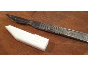 scalpel cover - swann morton 10a hand tools 3d print model - Mito3D
