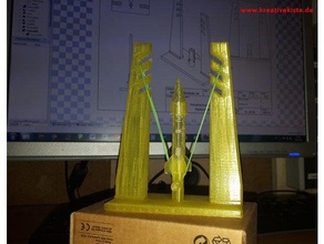 raketenbasis construction toys 3d print model - Mito3D