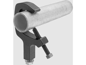 barandilla de la abrazadera partes colgador tubería pvc percha rail 3d print model - Mito3D