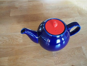 globe teapot lid kitchen & dining 3d print model - Mito3D
