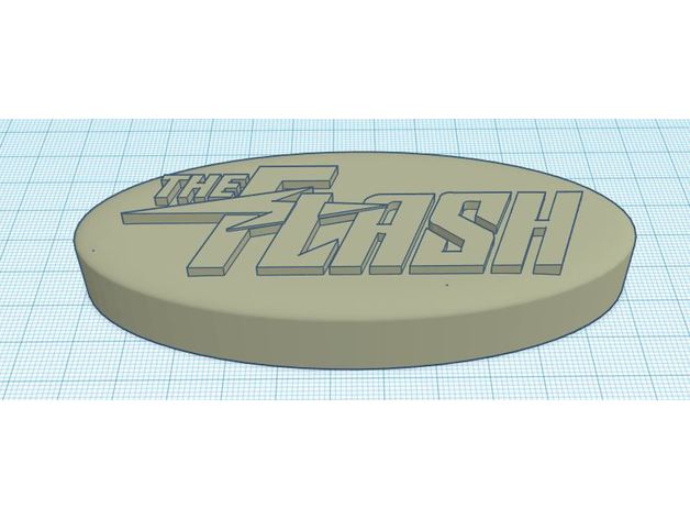 flash peso de papel office 3D print model - Mito3D