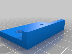 la pantalla del pestillo de puerta La impresión en 3d 3d print model - Mito3D